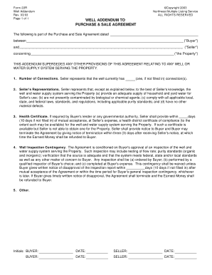 22r Well Addendum  Form