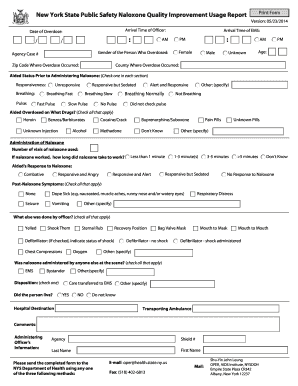 Naloxone Usage Form