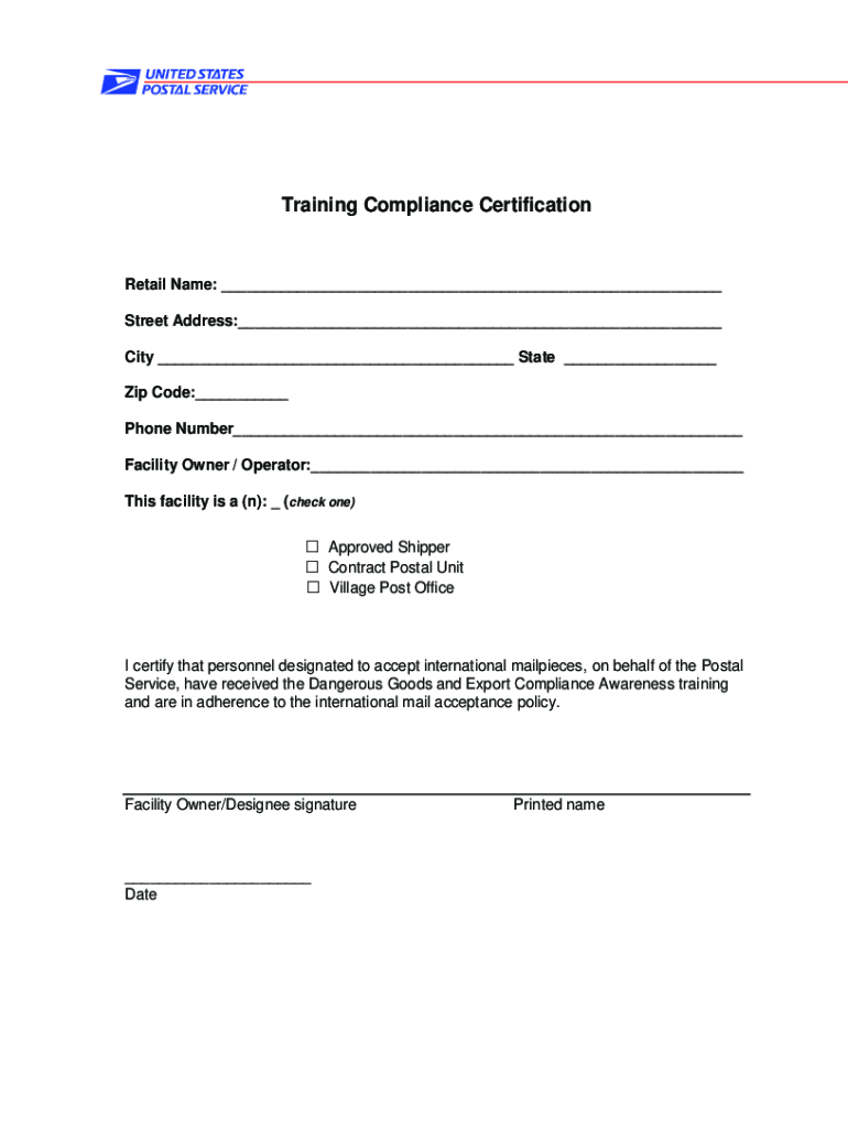 Usps Letterhead PDF  Form