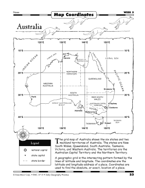 Daily Geography Practice Grade 6 PDF  Form