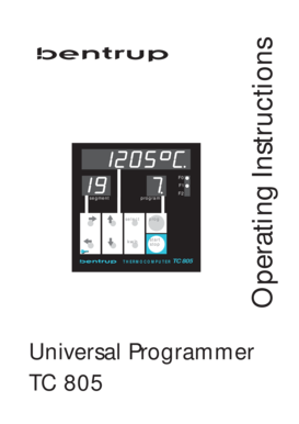 Bentrup Tc805 Form