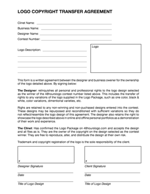 Transfer of Copyright  Form