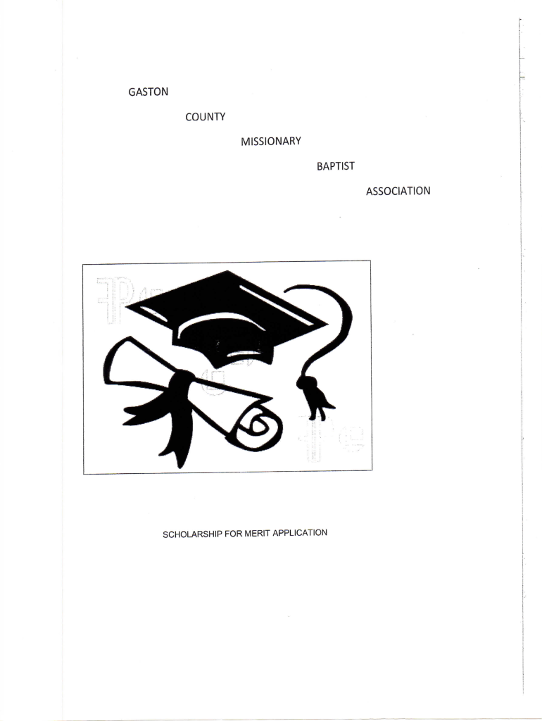 SCHOLARSHIP for MERIT APPLICATION  Gcmbancorg  Form