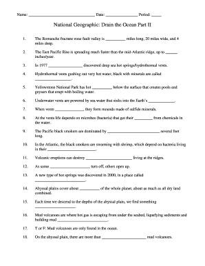 Landscape Worksheets PDF  Form