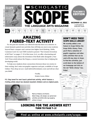 Scope Magazine PDF  Form