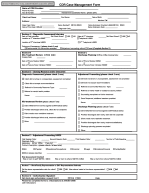 Case Management Forms PDF