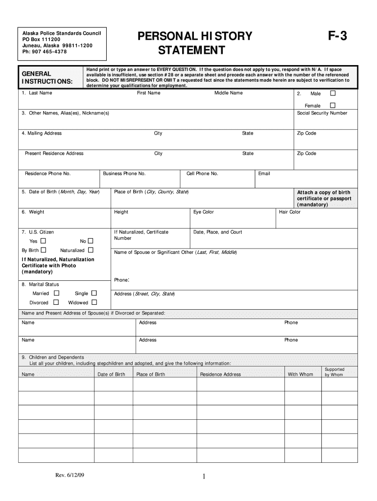  Apsc F3 Form 2018