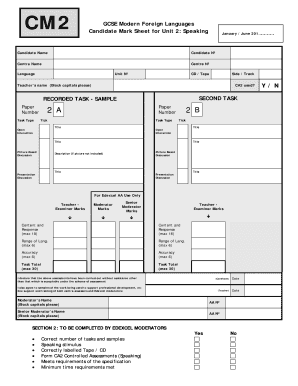 Cm2 Form