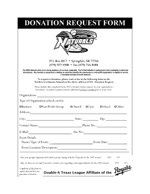 Nwa Naturals Donation Form