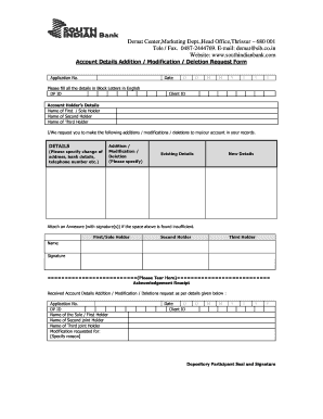 Groww Modification Form