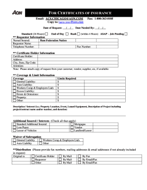 Acs Chicago Aon Com  Form