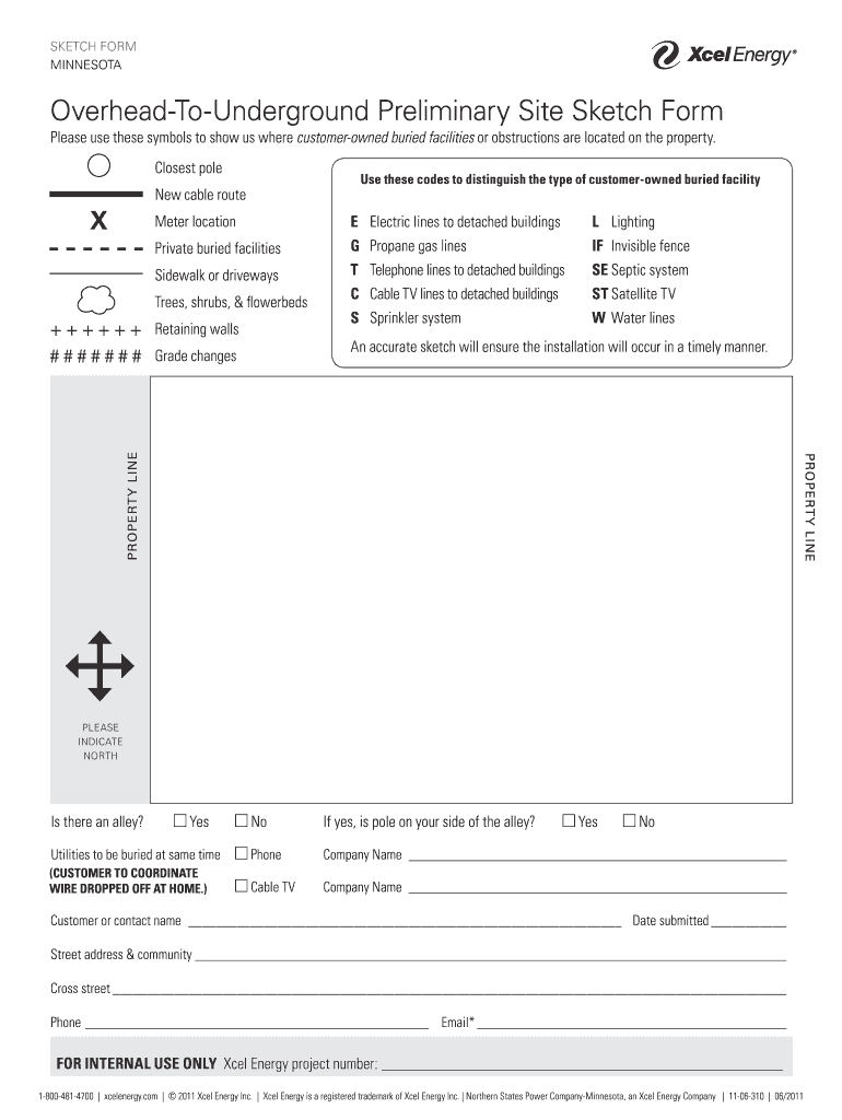 Xcel Overhead to Underground Conversion  Form