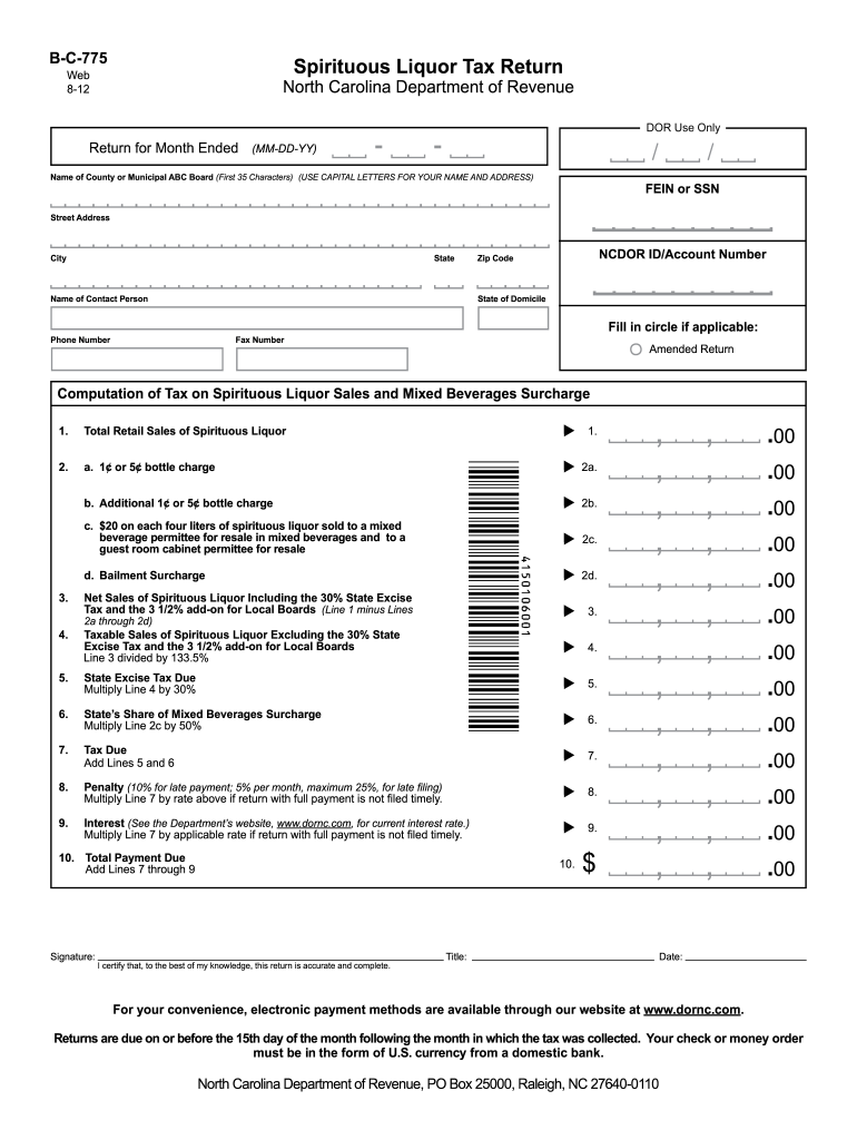  Download Form B C 775  FormuPack 2012