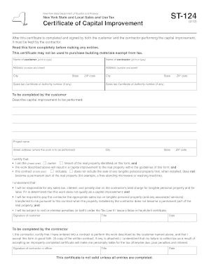 St 124 Form