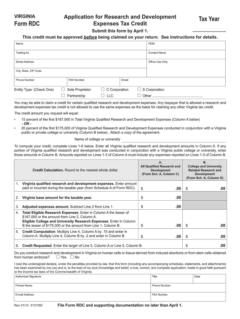  Download Form RDC  FormuPack 2012
