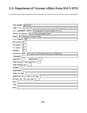 Sglv 8715  Form