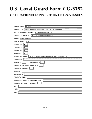 Cg 3752  Form