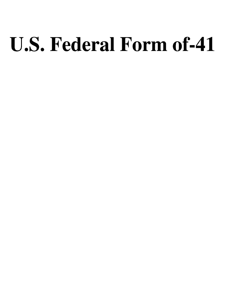 Of 41 Fillable PDF  Form