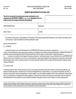 USDA Form RD 1924 13, NonFillable Y Downloads