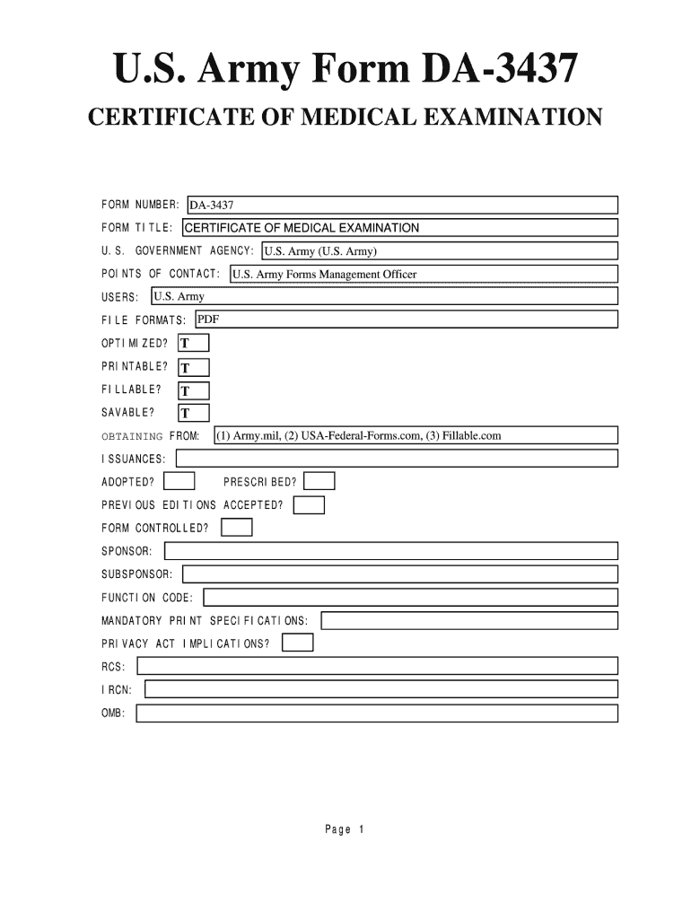 Usapa Army  Form