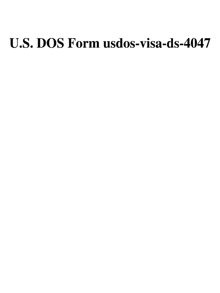 Ds 4047 Form