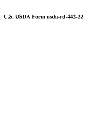 Usda Rd Form 442 22 Opinion of Counsel