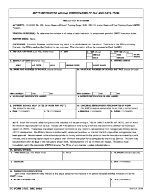 U S Department of Defense Document Dd2767 Downloads  Form