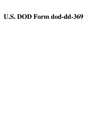 Dd 369  Form