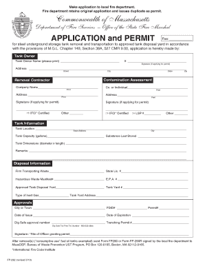 FP 292 Mass Gov  Form