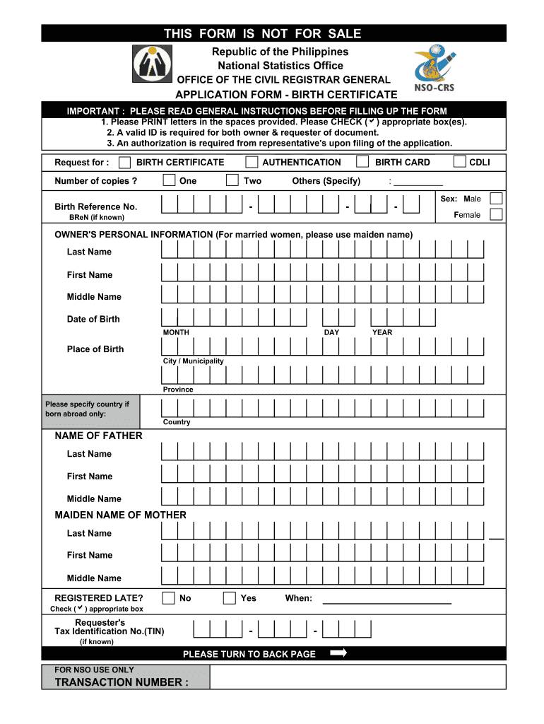 Psa Form