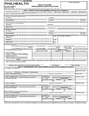 Cff Philhealth  Form