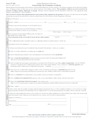 Form St105