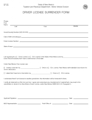 Form Mvd 10231