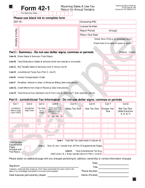 Form 42 1 Wyoming