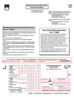 F 1120a  Form