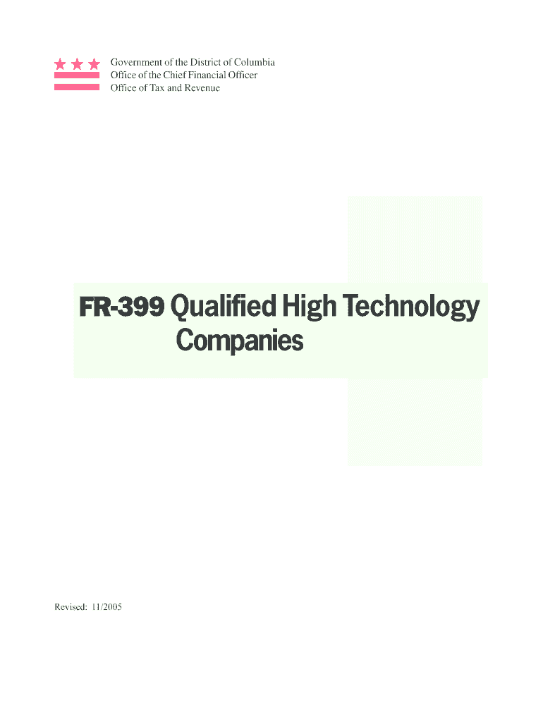  FR 399Qualified High Technology Companies  FormSend 2005