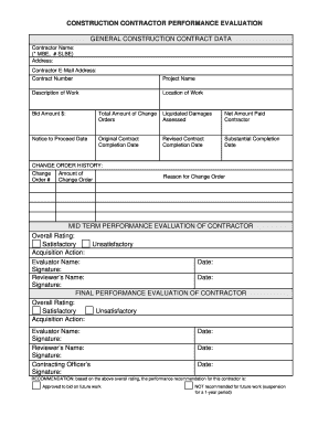 Notice Evaluation  Form