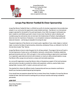 Donation Letter and Form