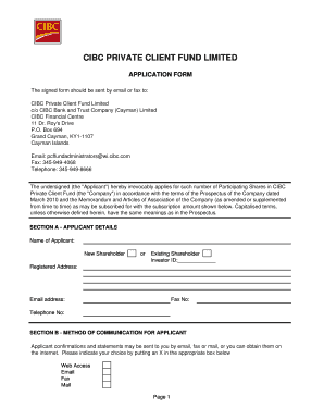 First Caribbean Bank Application Form