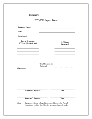 Pto Forms