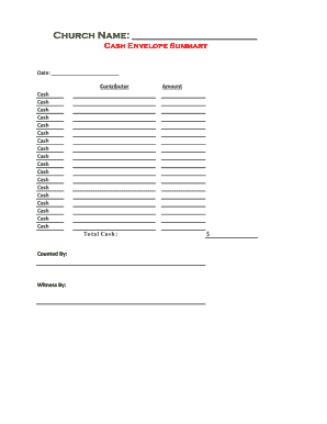 Church Record Keeping Forms