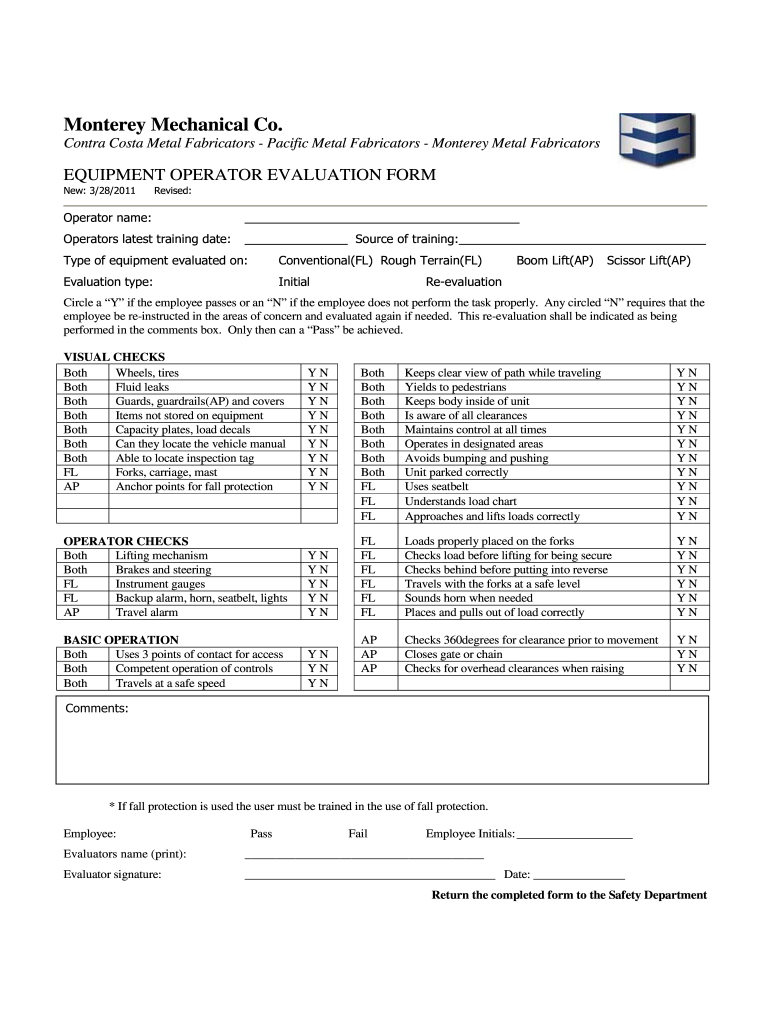 Aerial Lift Certification Card Template Pdf