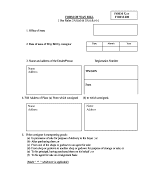 Form 600 Instructions Telangana