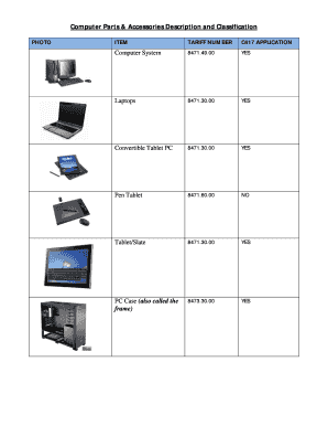 Laptop All Parts Name List PDF  Form