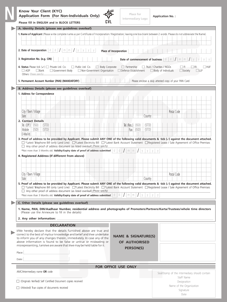 Kyc Form