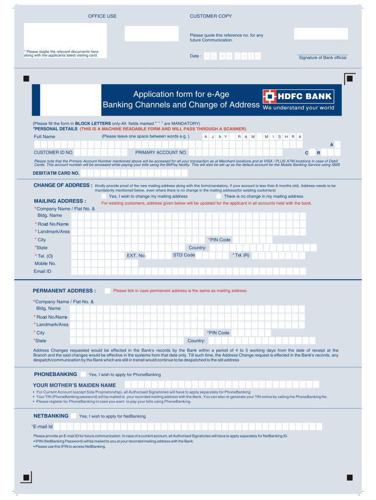  Hdfc Net Banking 2007