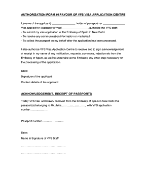 Passport Authorization Letter Bd  Form