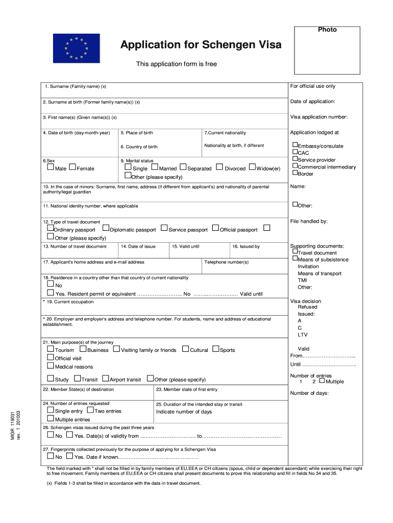 Uk Visa Application Form