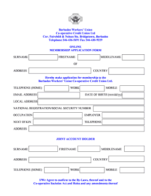 Barbados Prison Service Application Form