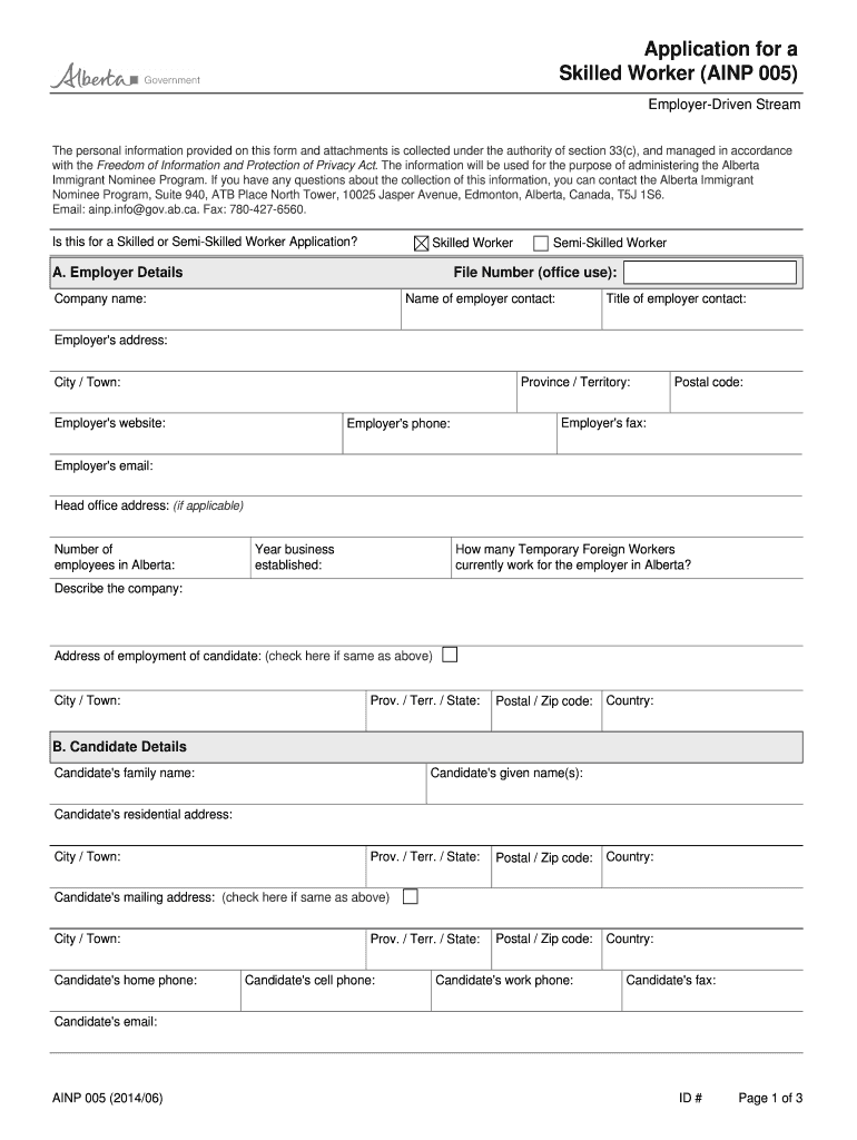  Ainp Form Application 2013-2024